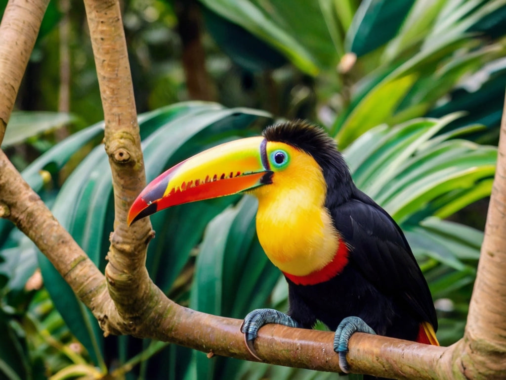 Tucano na Amazônia: As Cores Vivas de uma Aquarela Viva