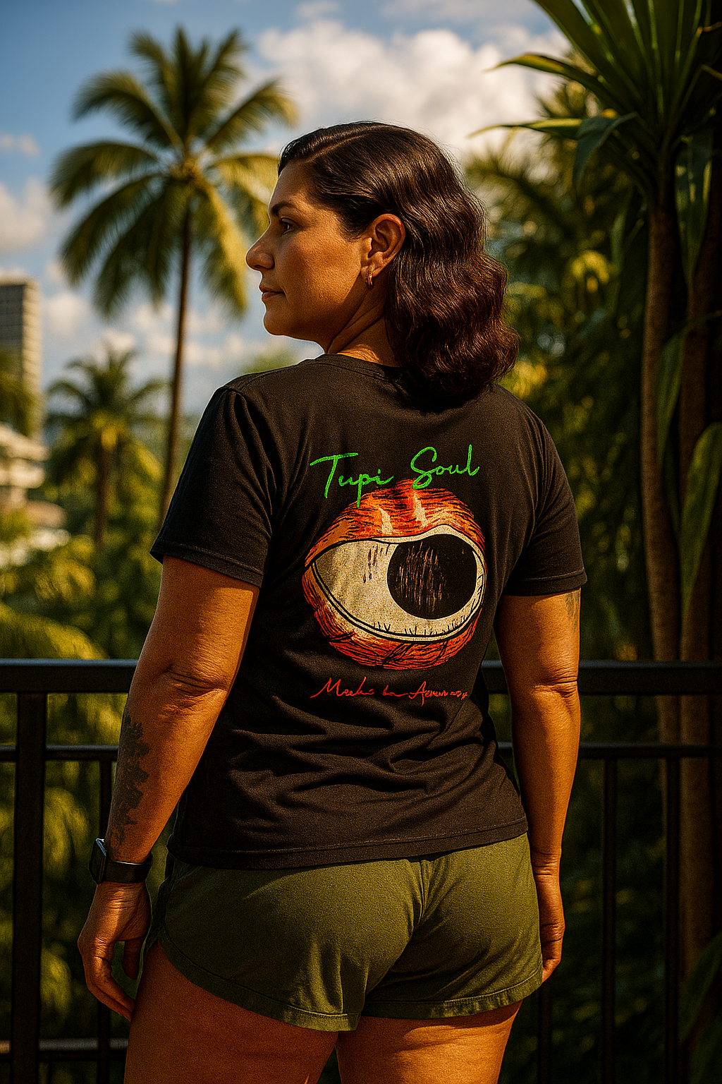 Camiseta Guaraná: Mistério do Olho Vigilante Amazônico