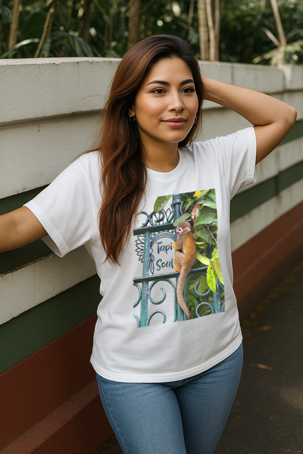 Camiseta Macaco-de-cheiro: Conexão Urbana de Belém