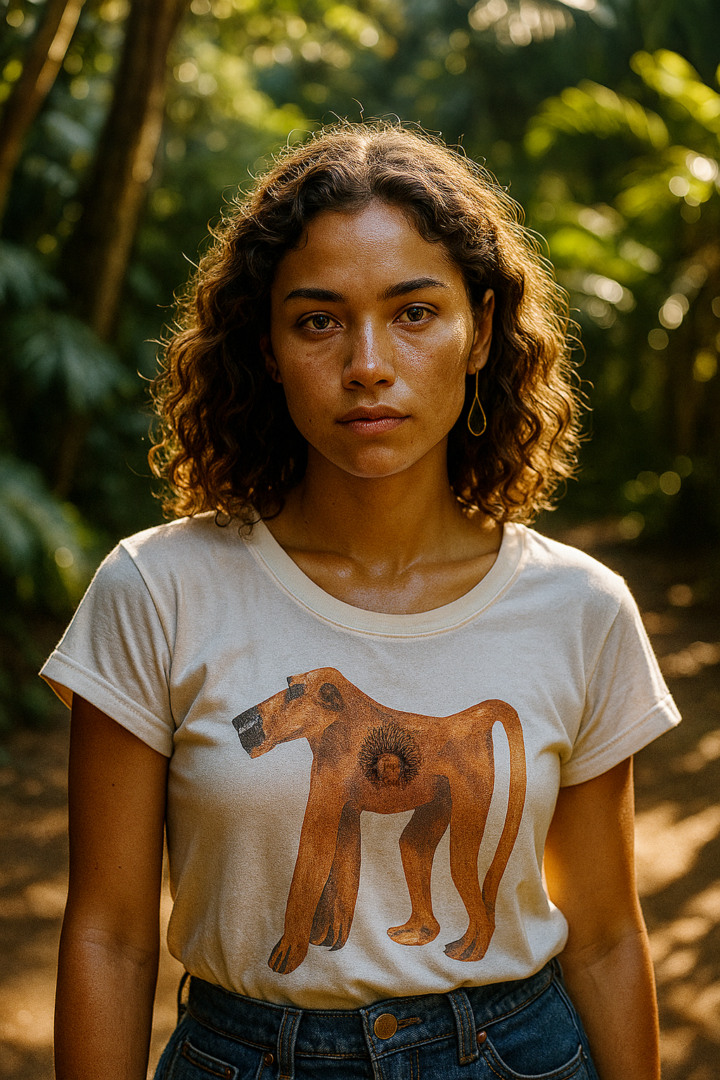 Camiseta Macaco Madeira: Arte e Natureza Amazônica