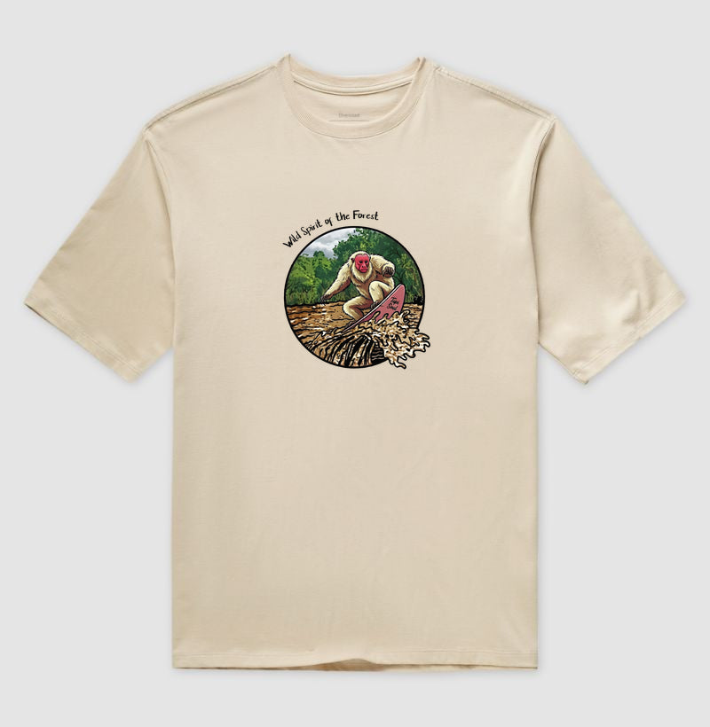 Camiseta Oversized Macaco Surfista