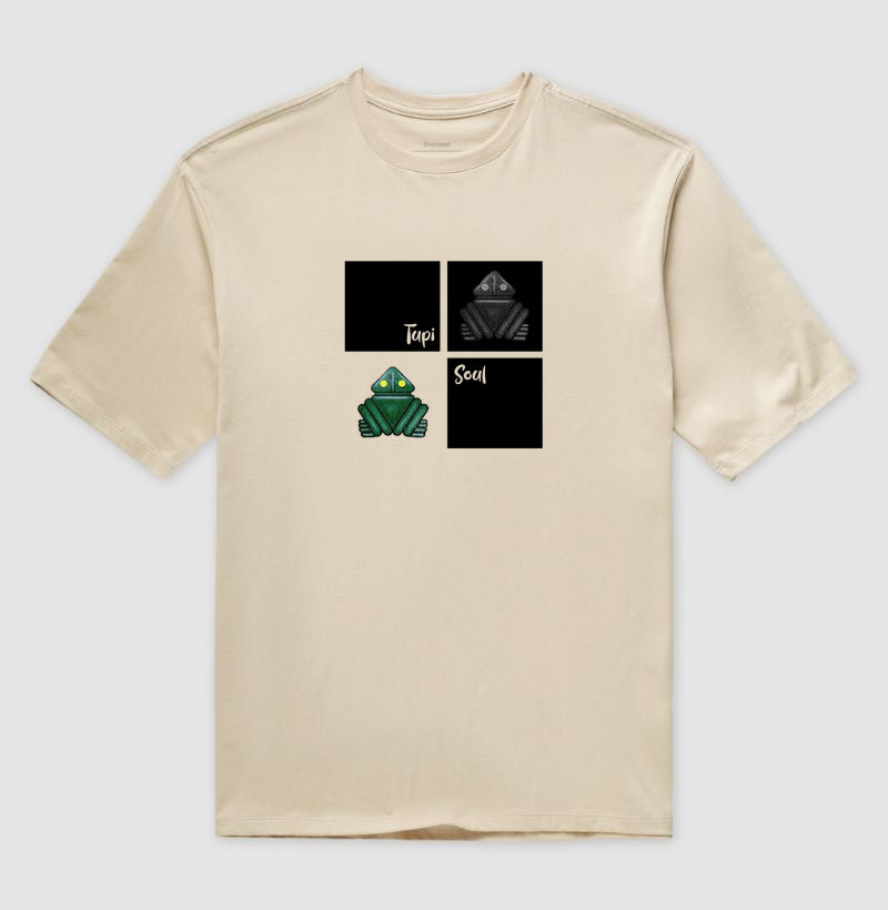 Camiseta Oversized Sapo Muiraquitã