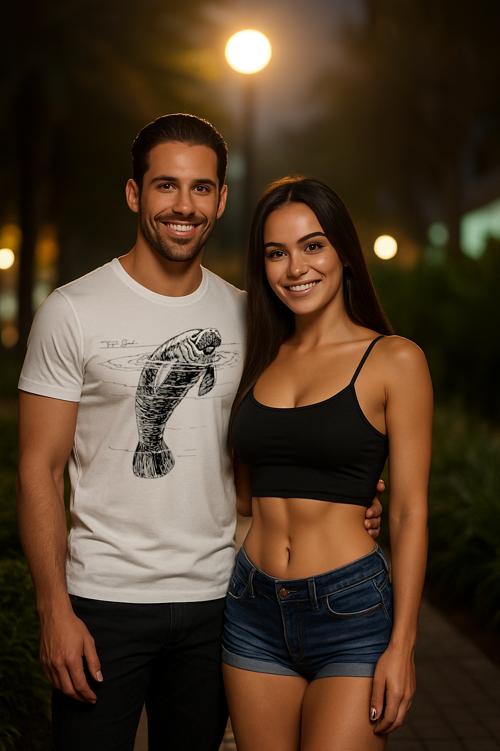 Camiseta Peixe-Boi da Amazônia: Uma Joia da Natureza