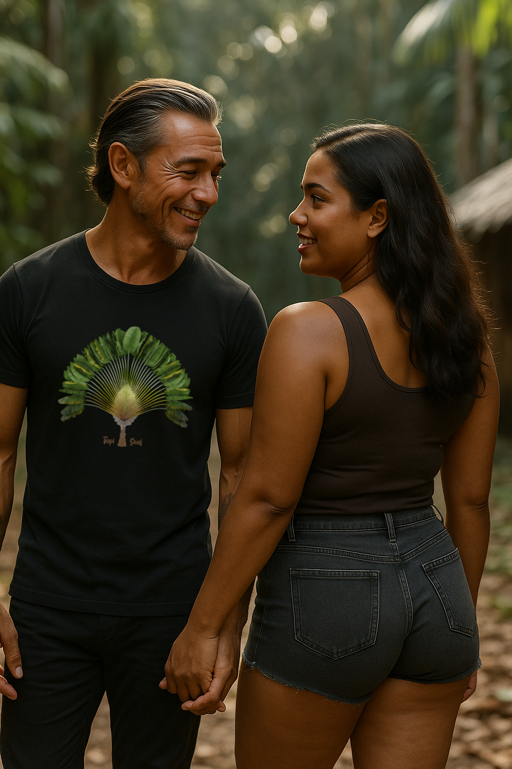Camiseta da Natureza: Palmeira do Viajante