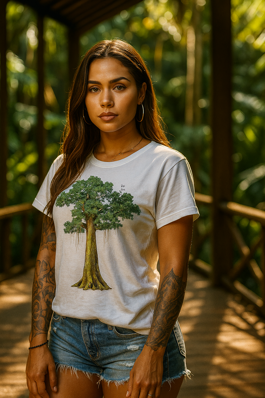 Samaúma Gigante: Camiseta da Árvore Amazônica