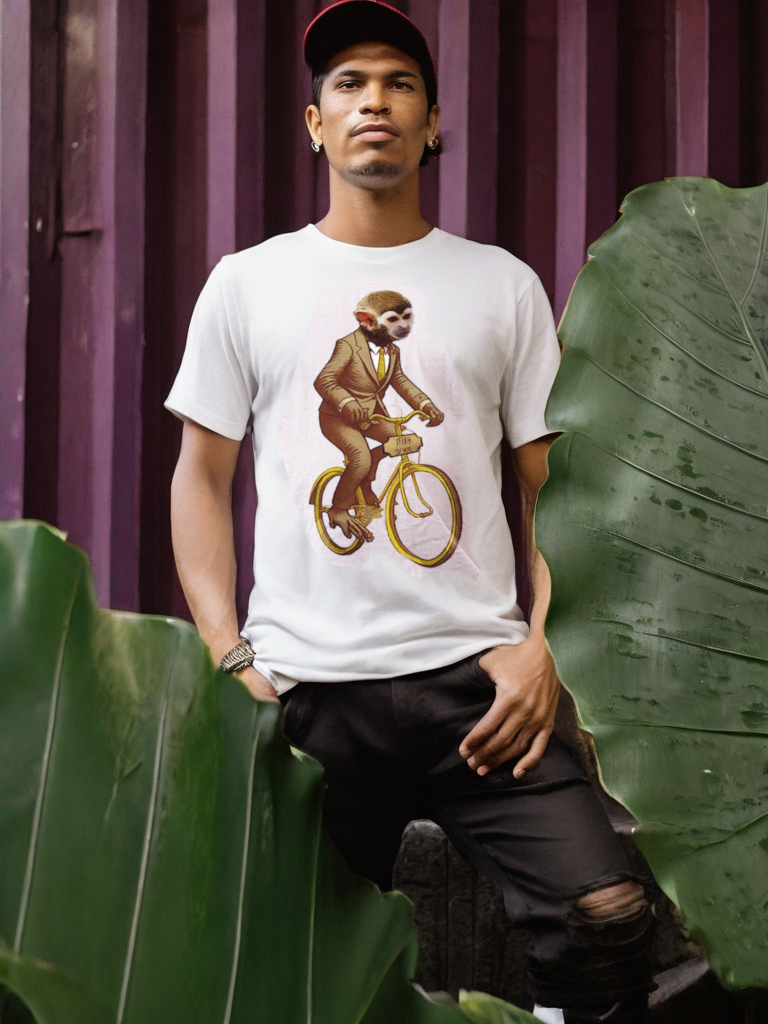 Macaco na Bicicleta: Camiseta Circense da Amazônia