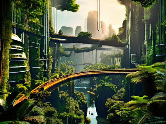 A Amazônia Através das Eras: Passado, Presente e Futuro em uma TV Vintage