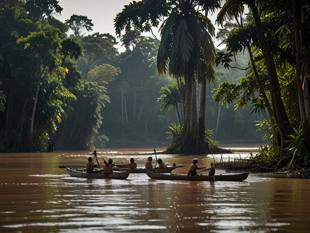 Amazônia: O Intrigante Labirinto de Ruas Líquidas e Canoas como carros