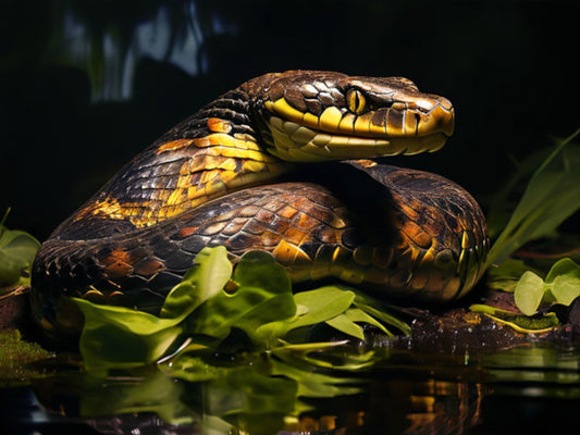Desvendando o Mistério da Anaconda: Rainha das Sombras na Profundeza da Amazônia