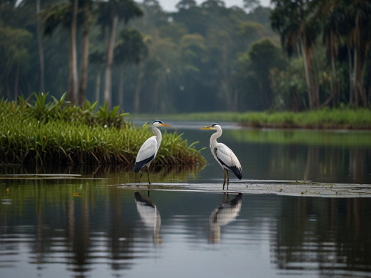 Elegância nas Asas da Amazônia: O Encanto das Garças na Floresta e em Belém do Pará