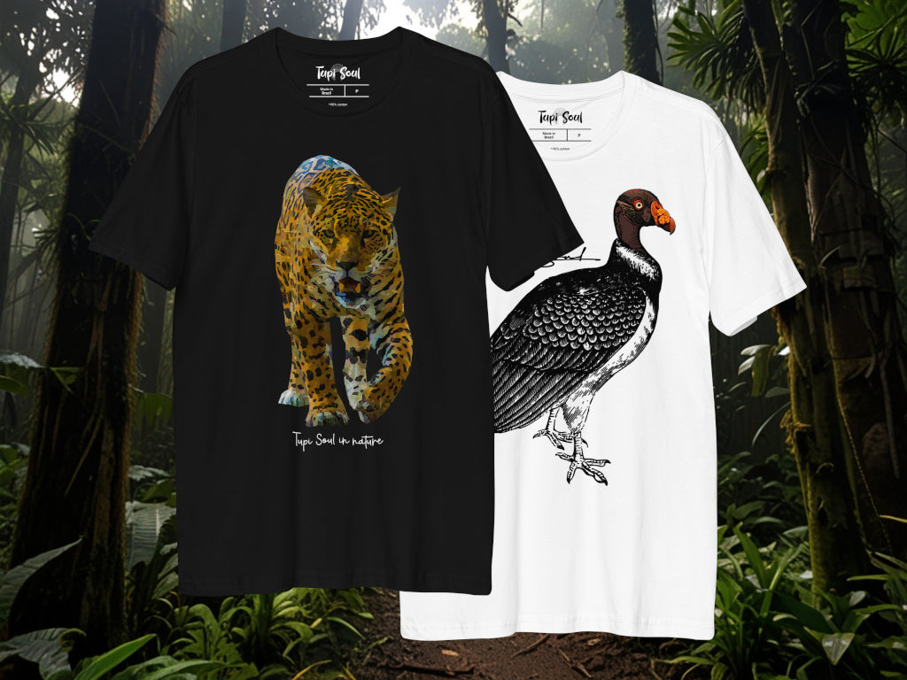 Vestir a Amazônia: Uma Jornada pela Floresta em Camisetas da Natureza