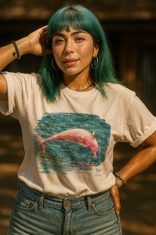 Boto-Cor-de-Rosa: Camiseta de uma Lenda Amazônica