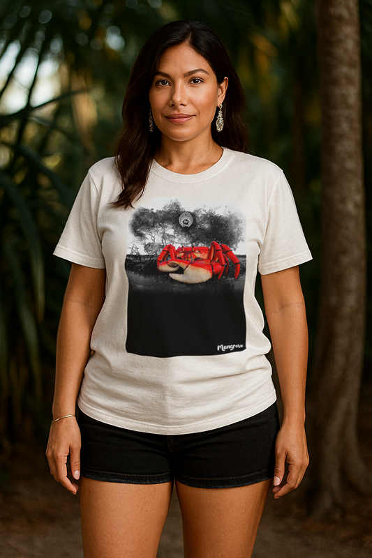 Camiseta Caranguejo Mangue Negro da Amazônia