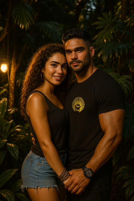 Camiseta Cocar Dourado: Herança Cultural Brasileira