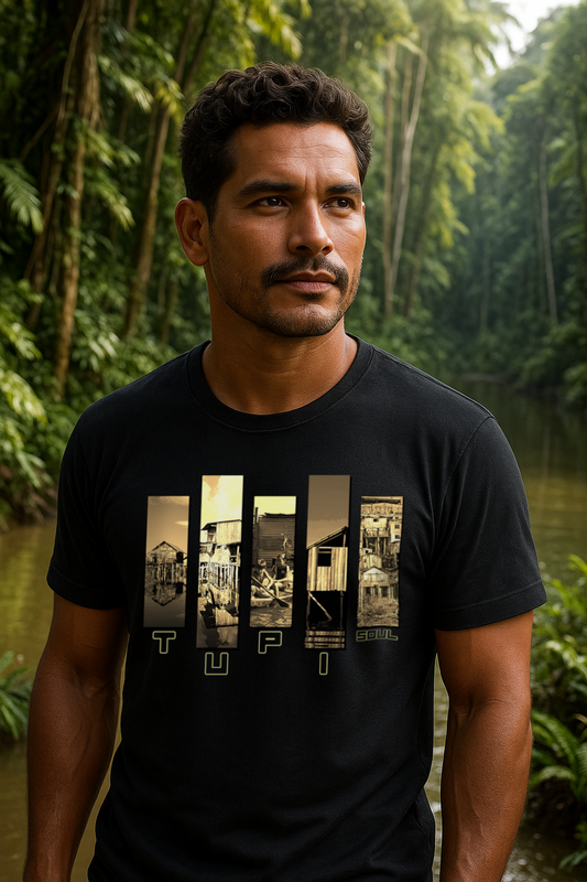 Camiseta Exclusiva: Magia das Palafitas da Amazônia