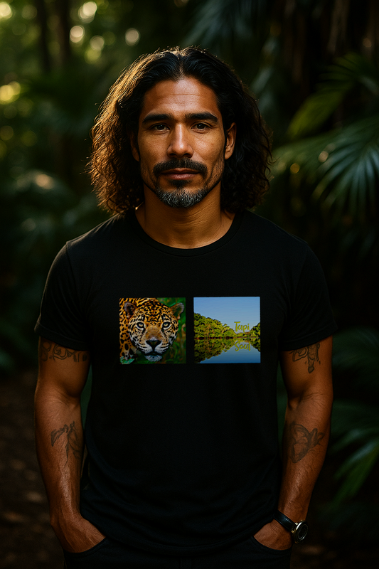 Camiseta Onça-Pintada Amazônica: Natureza em Foco