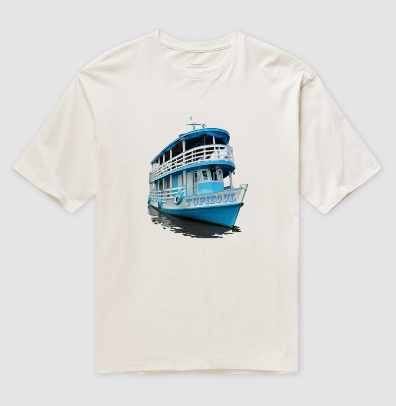 Camiseta Oversized Barco Popopô
