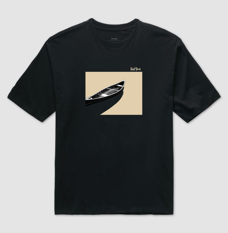 Camiseta Oversized Canoa Amazônia