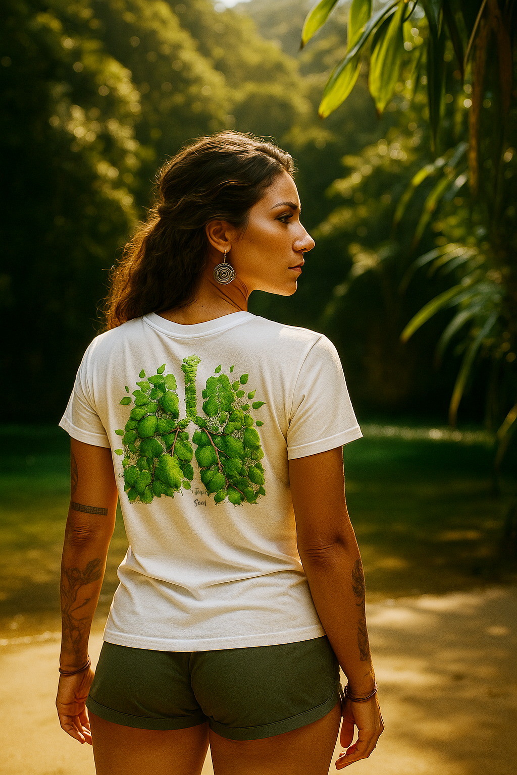 Camiseta Pulmões da Amazônia: Respire Consciente