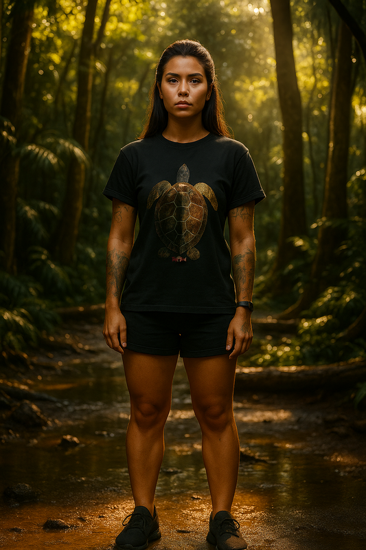 Camiseta Tartaruga Amazônica: Celebre a Vida Aquática