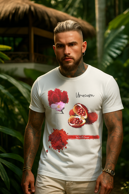 Camiseta Urucum: Raízes da Cultura Amazônica