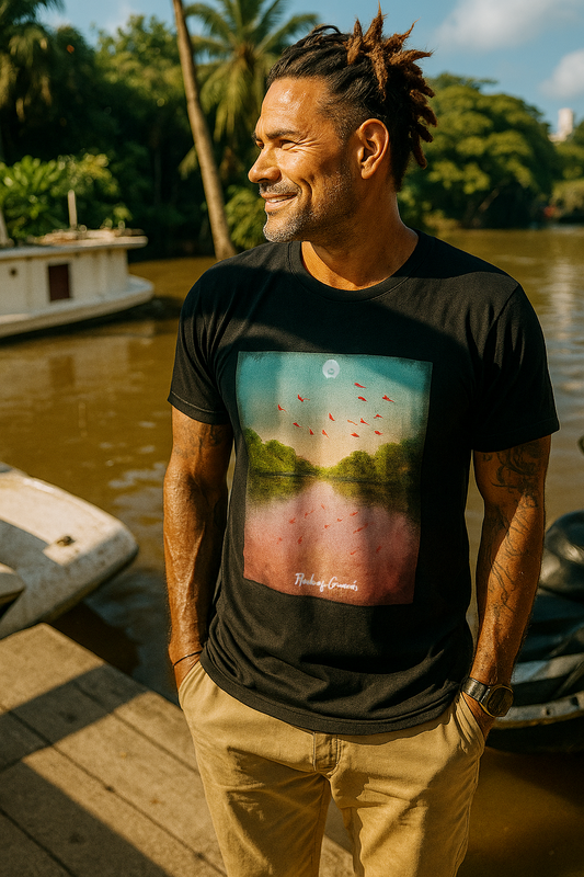 Celebre a Natureza com Nossa Camiseta Revoada de Guarás