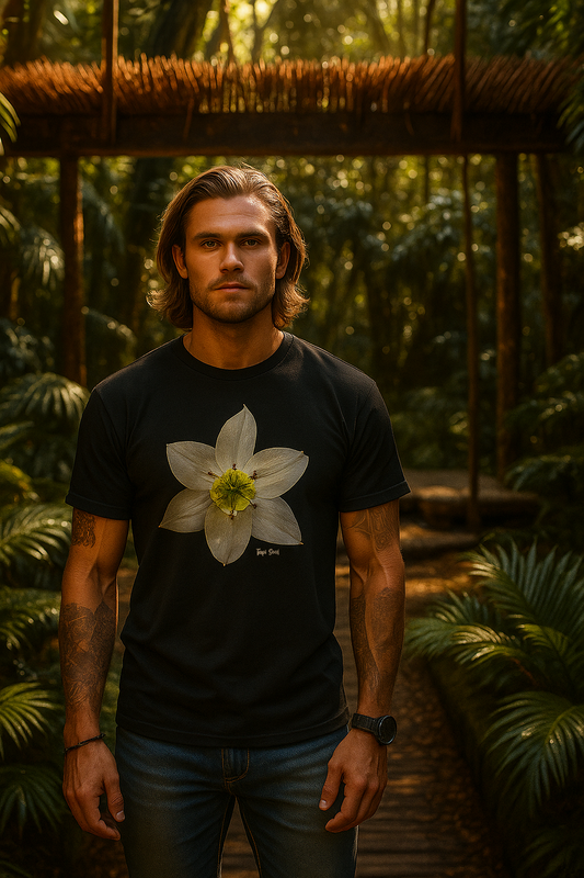 Flora Exuberante: Camiseta Lírio da Amazônia