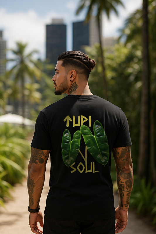 Folha Tropical: Camiseta Riqueza da Flora Amazônica