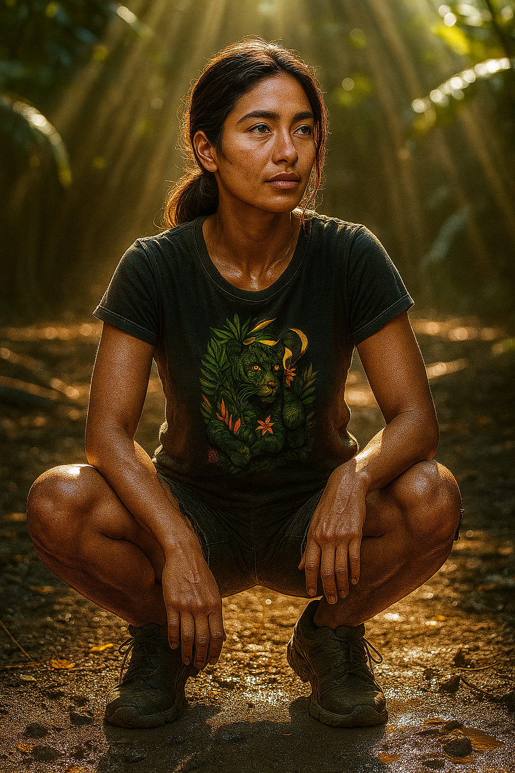 Força da Selva: Camiseta Pantera Negra Amazônica