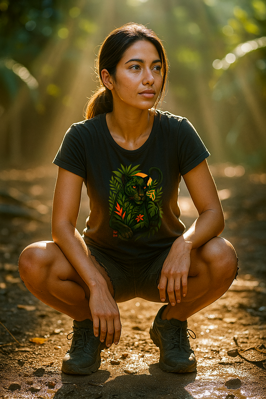 Força da Selva: Camiseta Pantera Negra Amazônica