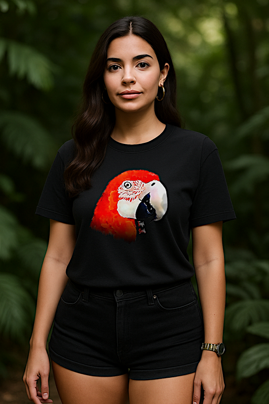 Majestade da Amazônia: Camiseta Cabeça de Arara
