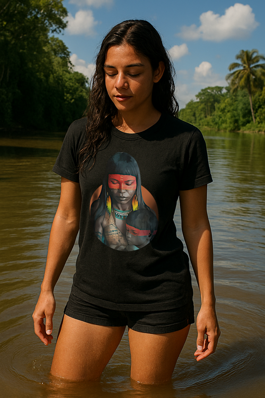 Maternidade e Tradição: Camiseta Amor Indígena