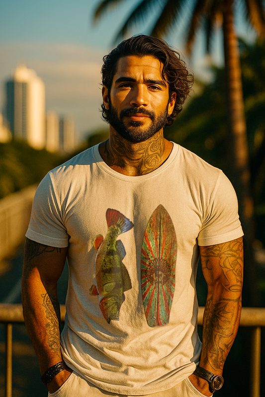 Surfe do Tucunaré: Camiseta Aventuras Aquáticas
