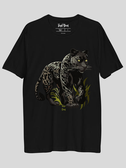 Camiseta Pantera da Selva Amazônica: Estilo e Natureza