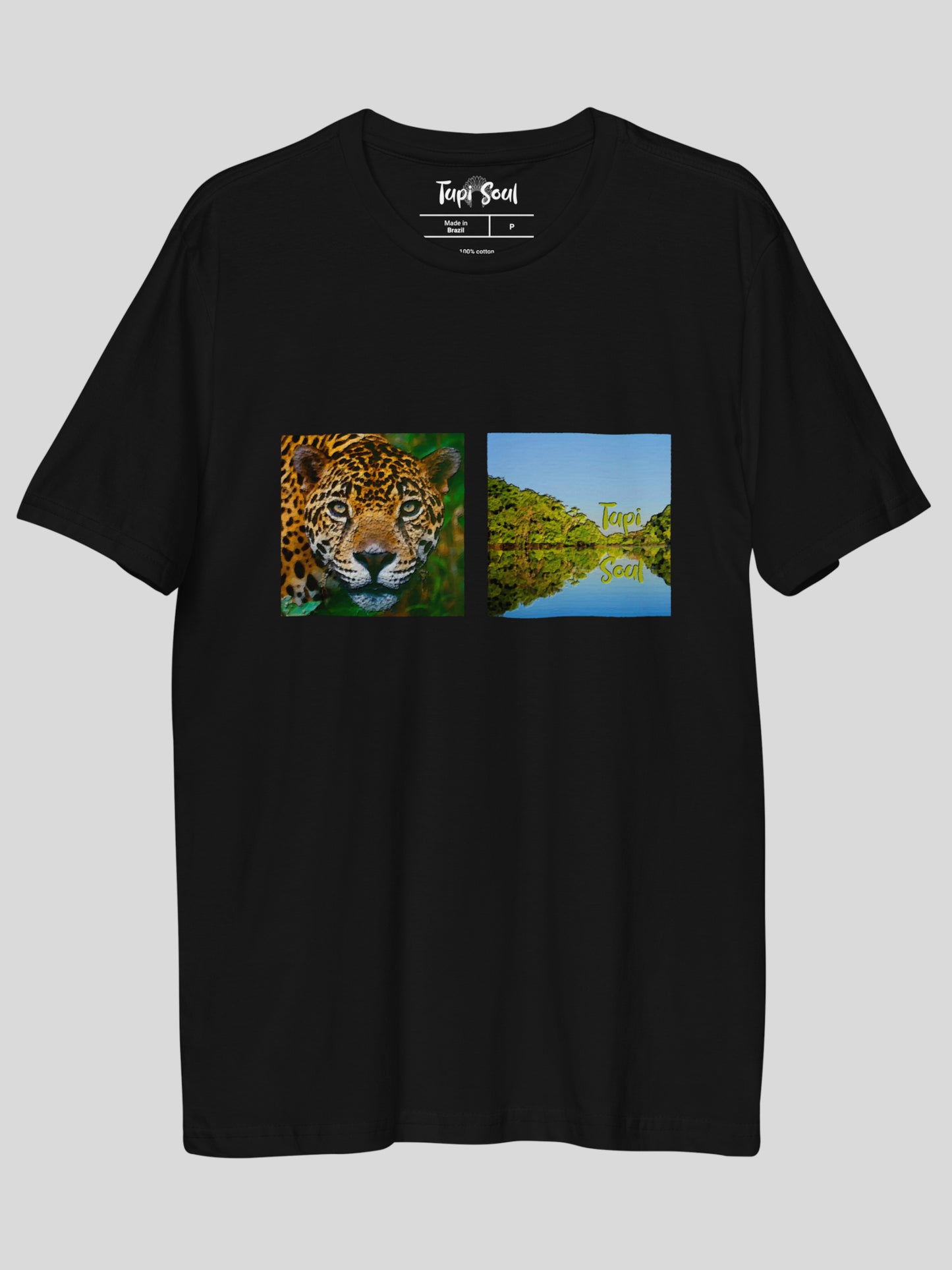 Camiseta Onça-Pintada Amazônica: Natureza em Foco