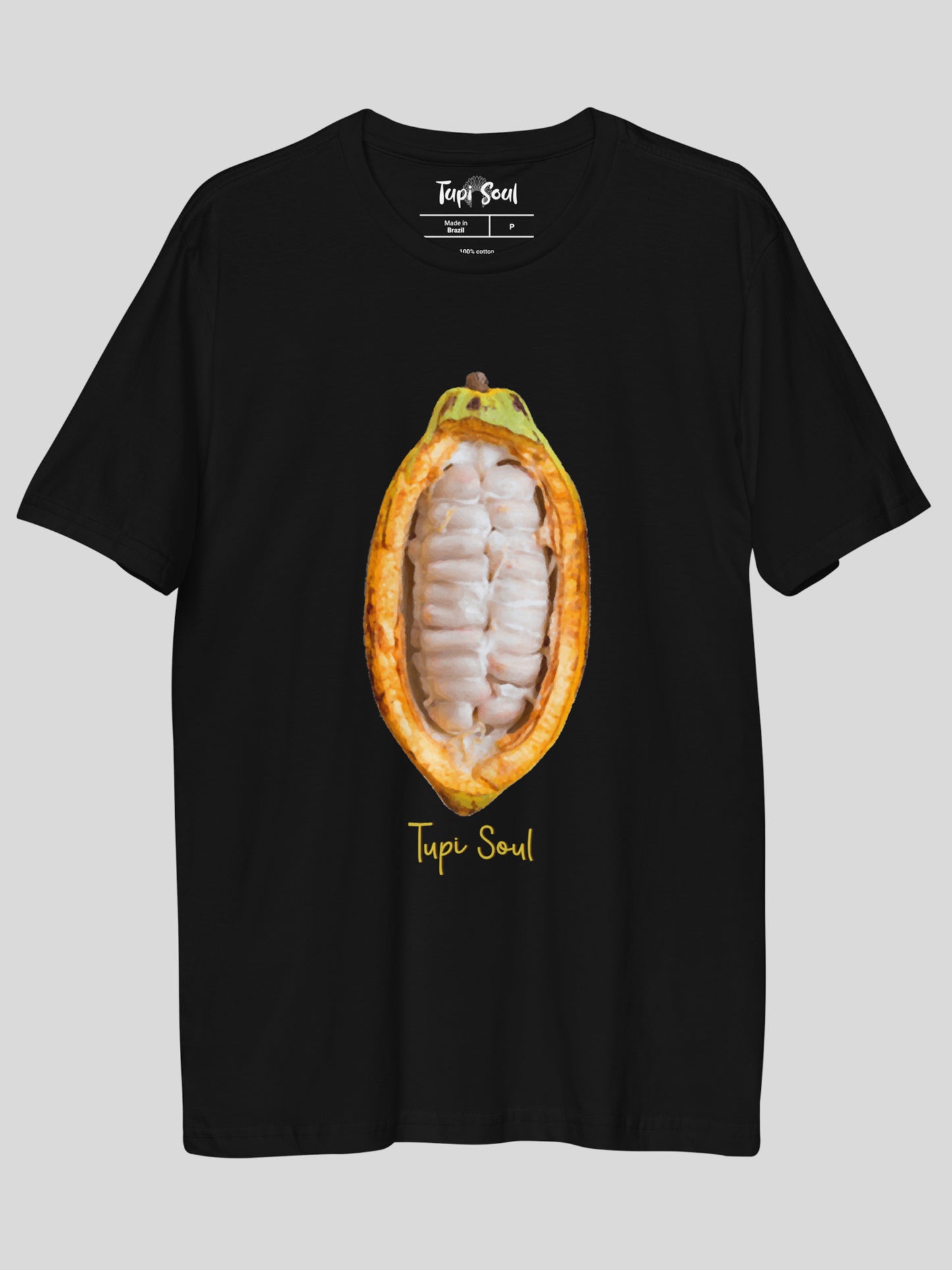 Camiseta Fruto do Cacau: Tributo à Riqueza Amazônica