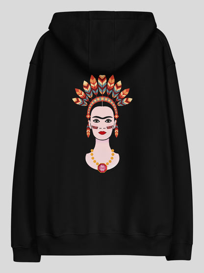 Moletom Frida Kahlo de Cocar: Diversidade Cultural