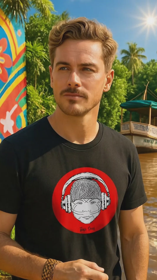 Camiseta Índio Conectado: Tradição e Modernidade