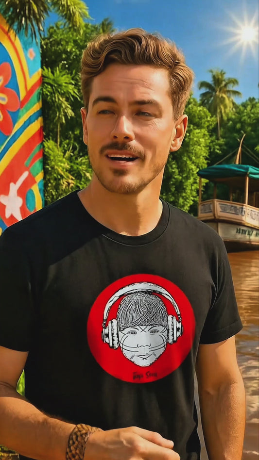 Camiseta Índio Conectado: Tradição e Modernidade