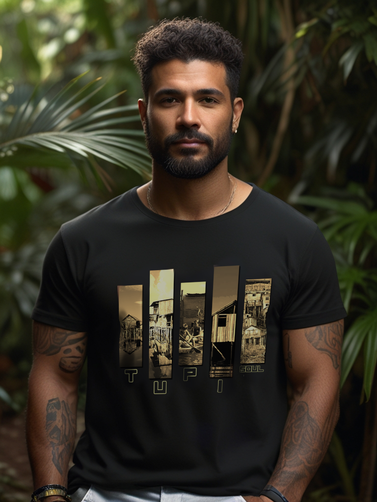 Camiseta Exclusiva: Magia das Palafitas da Amazônia