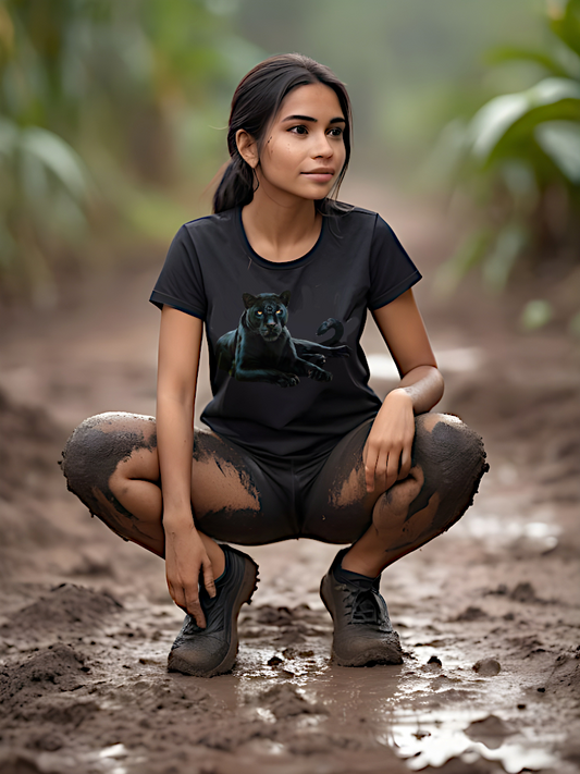 Força da Selva: Camiseta Pantera Negra Amazônica