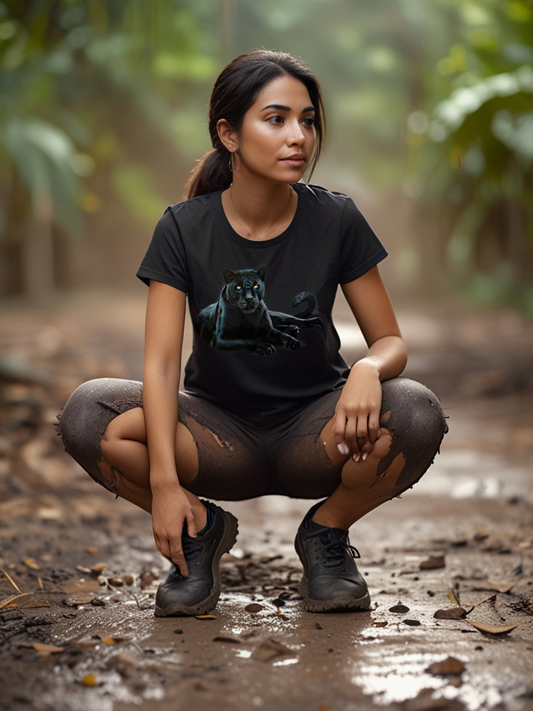 Força da Selva: Camiseta Pantera Negra Amazônica