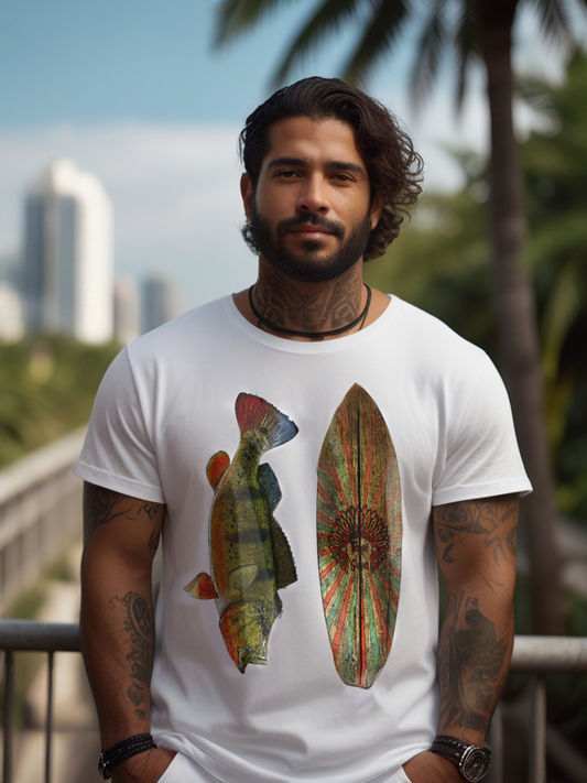 Surfe do Tucunaré: Camiseta Aventuras Aquáticas