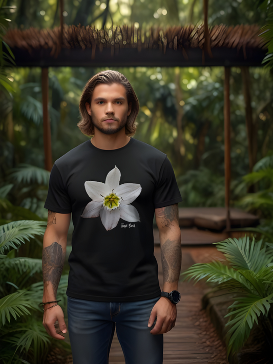 Flora Exuberante: Camiseta Lírio da Amazônia