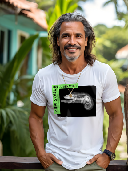 Camiseta Raio-x de Camaleão: Fascínio da Adaptabilidade
