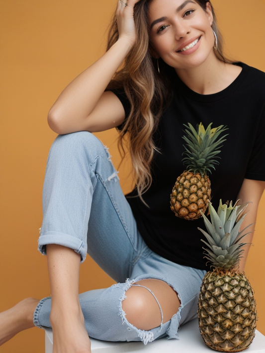 Estilo Tropical: Camiseta Abacaxi Amazônico