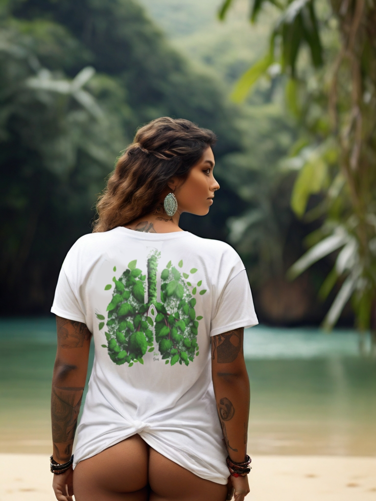 Camiseta Pulmões da Amazônia: Respire Consciente