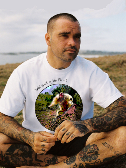 Espírito Selvagem: Camiseta Macaco Surfista na Pororoca
