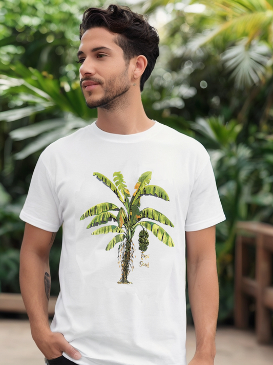 Raízes da Amazônia: Camiseta Intrigante Pé de Bananeira