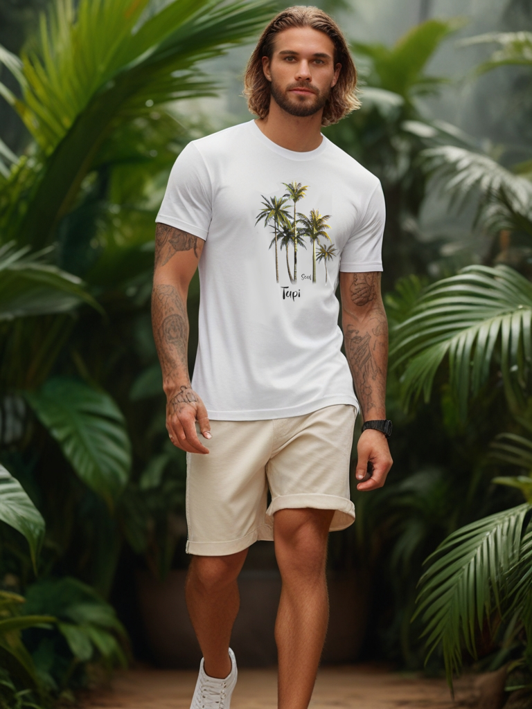 Jardim Tropical: Camiseta Palmeiras Amazônicas